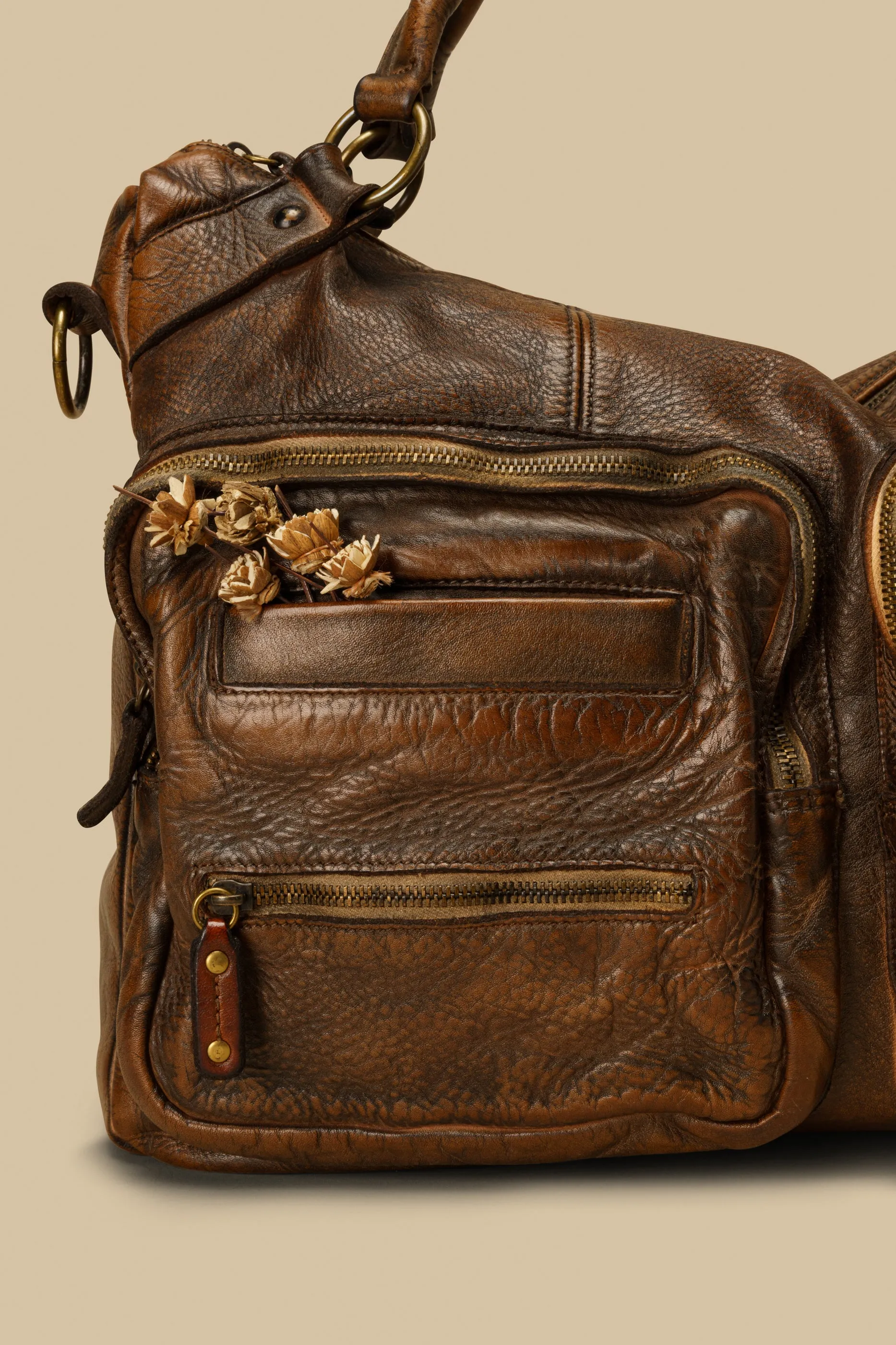 BAYSIDE84 XL Multipocket Tote & Crossbody - Cigar Brown mens