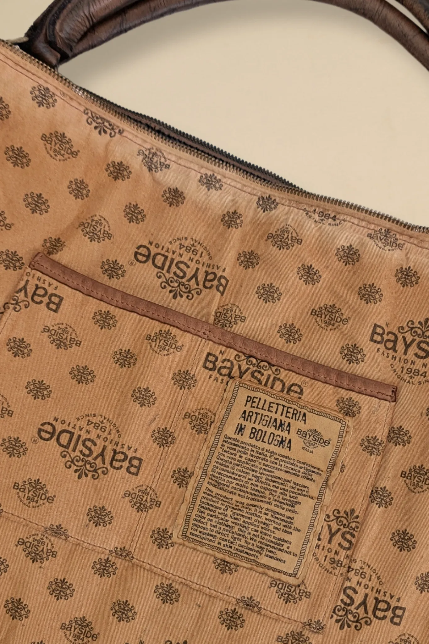BAYSIDE84 XL Multipocket Tote & Crossbody - Cigar Brown mens