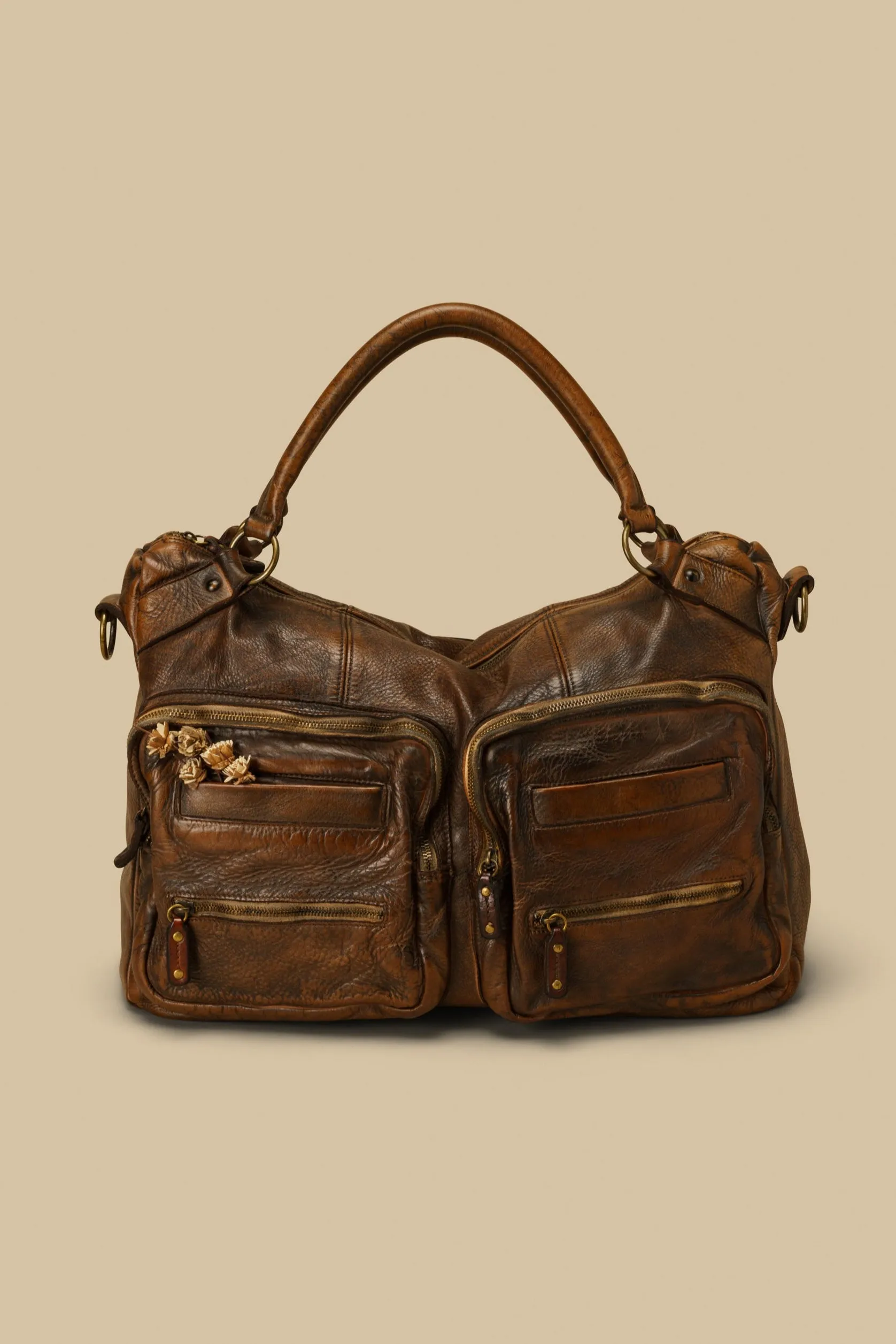 BAYSIDE84 XL Multipocket Tote & Crossbody - Cigar Brown mens