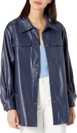 BB DAKOTA Women's Faux Good Measure Shacket
