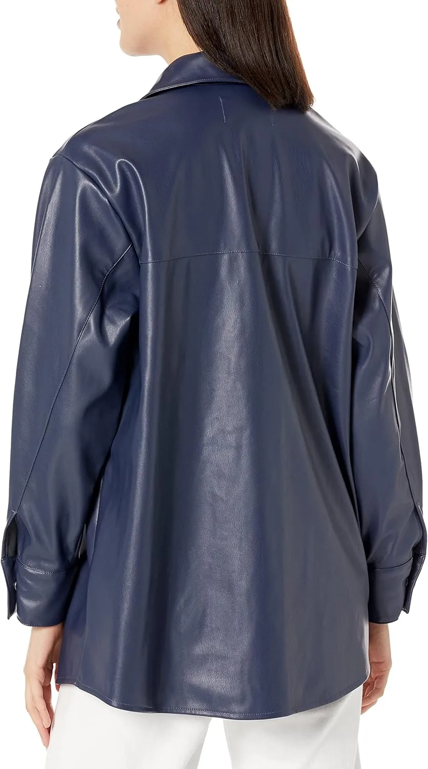 BB DAKOTA Women's Faux Good Measure Shacket
