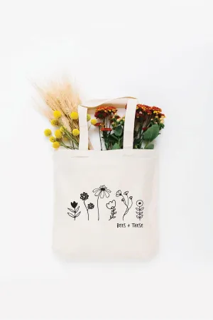 Bees   These Eco Friendly Canvas Tote Bag | Gift | Reusable Bag