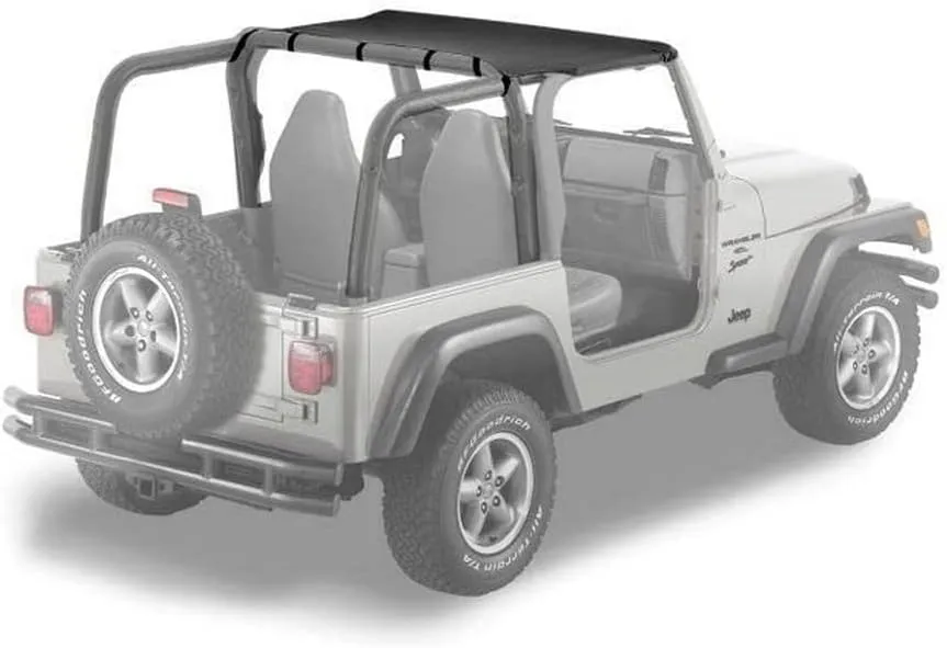 Bestop 5252115 Black Denim Bikini Top, Strapless 1997-2002 Wrangler