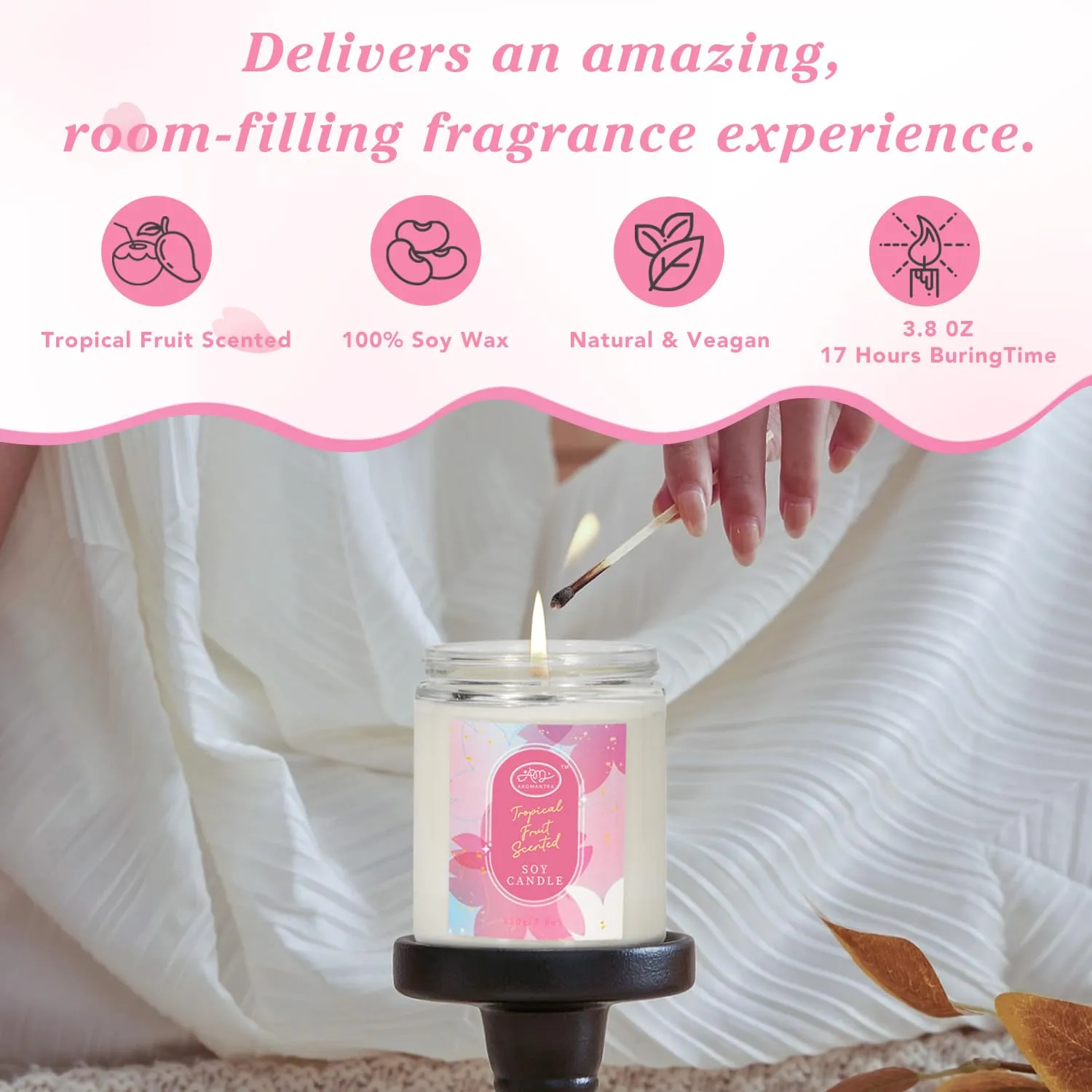 Birthday Gift for Women, Bath Sets for Women Gift, Bath and Body Gifts Set, Cherry Bloosom Spa Gift for Self Care, Thank You Relaxing Spa Basket for Mom, Grandma, Girlfriend, Sister, Friends