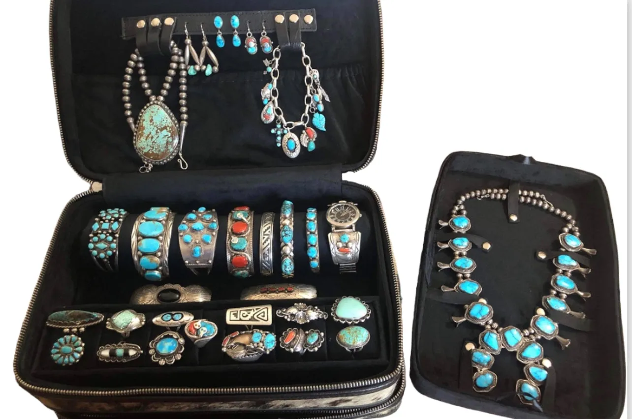 Black Double Decker jewelry case
