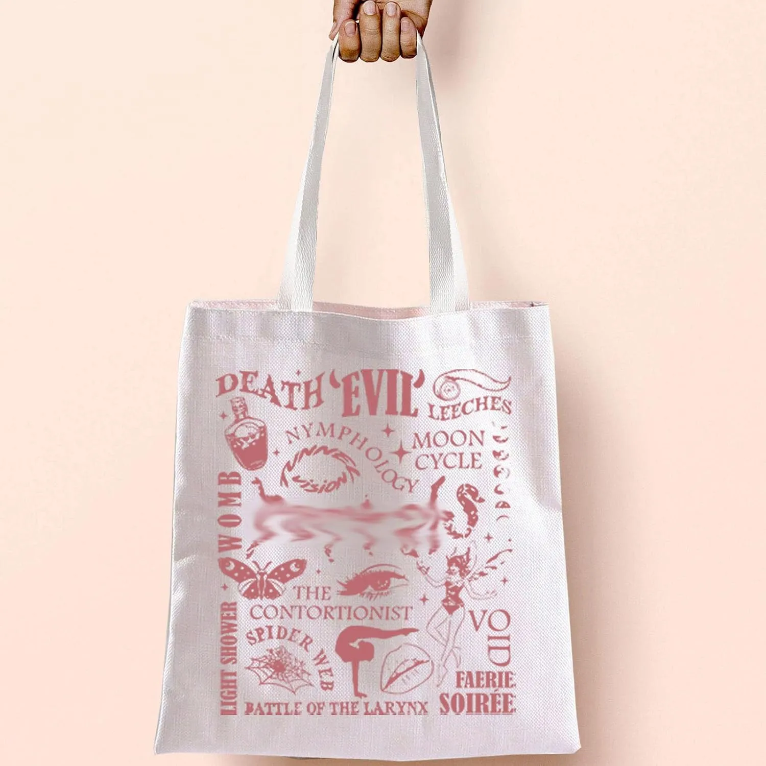 BLUPARK Singer Album Inspired Tote Bag Singer Merch Music Love Fans Gifts American Singer's Shoulder Bag Music Tour 2024 Gift