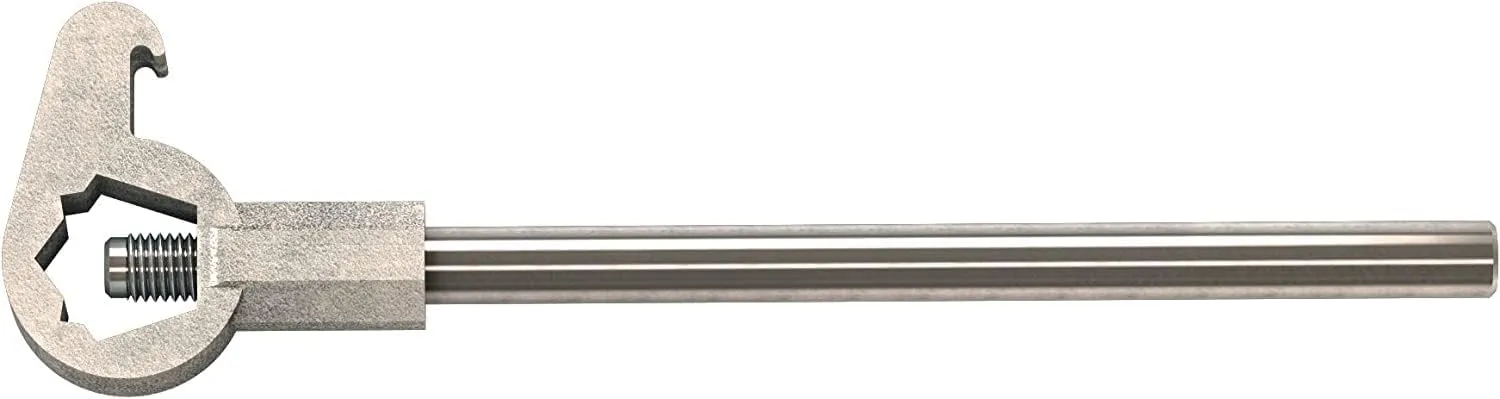 Bon Tool 84-637 Heavy-Duty Adjustable Fire Hydrant Spanner Wrench, 12" Length