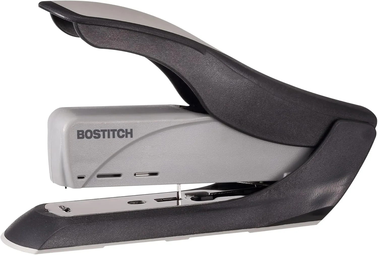 Bostitch Office 60 Sheet Heavy Duty Stapler - Two Fingers, No Effort, Spring Powered Stapler - Gray (1200)