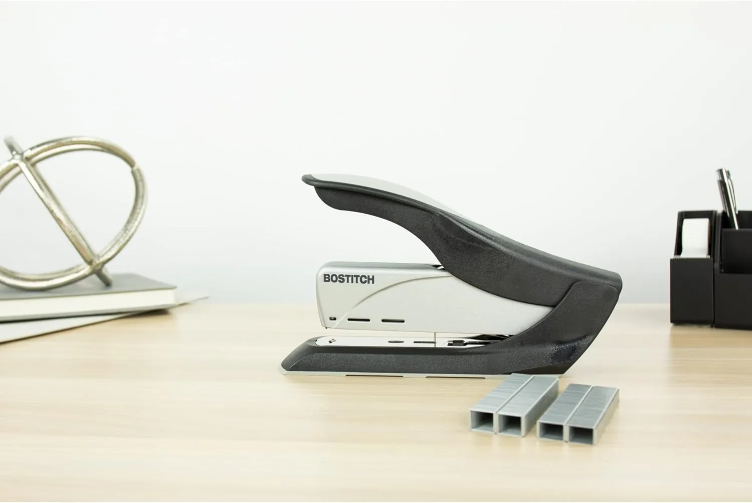 Bostitch Office inHANCE Heavy Duty Stapler, 65-Sheet Capacity, Black/Silver