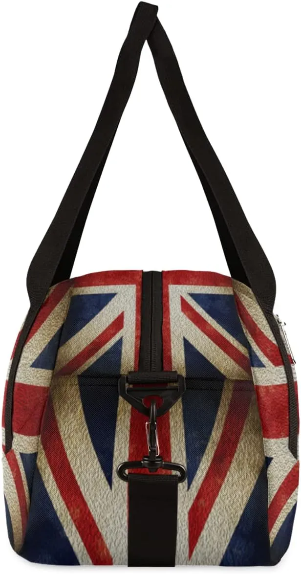 Britain Flag Kids Duffel Bag for Girls Boys Teens, Oil Painting Dance Bag Overnight Small Duffel Bag Carry On Weekend Sports Gym Travel Bag for School Practice Gymnastics Ballet