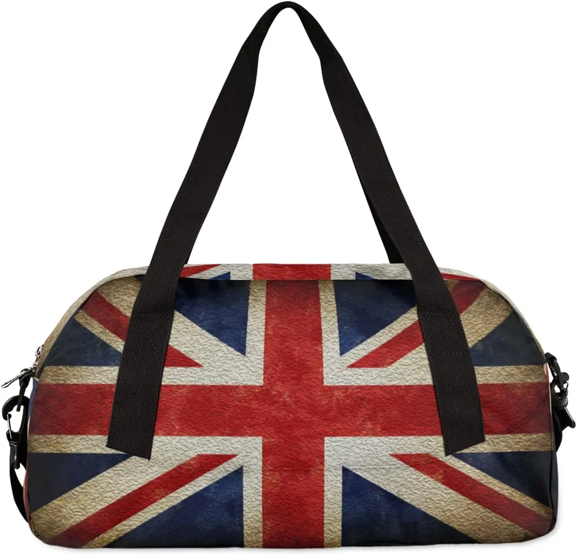 Britain Flag Kids Duffel Bag for Girls Boys Teens, Oil Painting Dance Bag Overnight Small Duffel Bag Carry On Weekend Sports Gym Travel Bag for School Practice Gymnastics Ballet