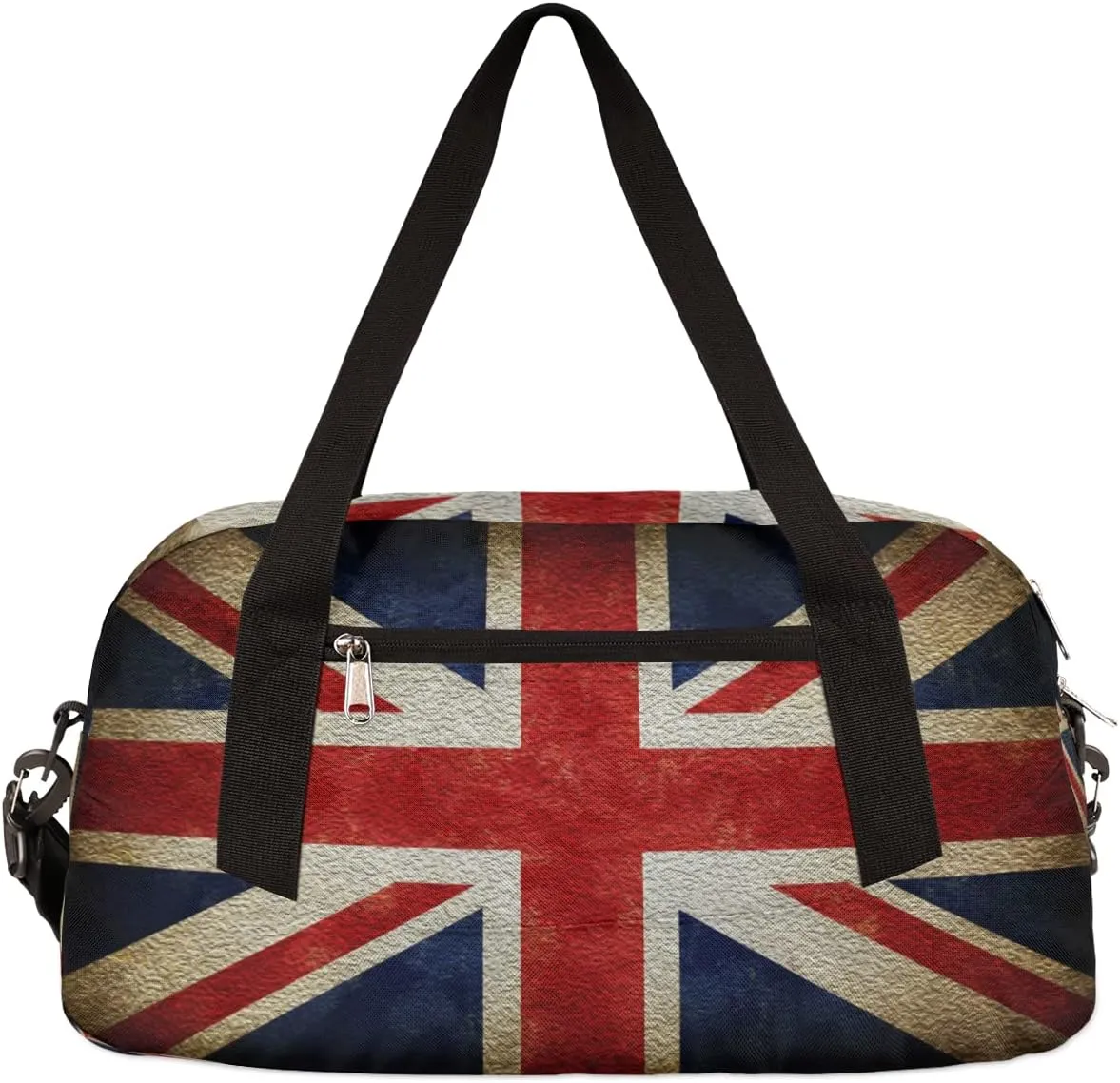 Britain Flag Kids Duffel Bag for Girls Boys Teens, Oil Painting Dance Bag Overnight Small Duffel Bag Carry On Weekend Sports Gym Travel Bag for School Practice Gymnastics Ballet