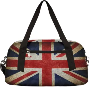 Britain Flag Kids Duffel Bag for Girls Boys Teens, Oil Painting Dance Bag Overnight Small Duffel Bag Carry On Weekend Sports Gym Travel Bag for School Practice Gymnastics Ballet
