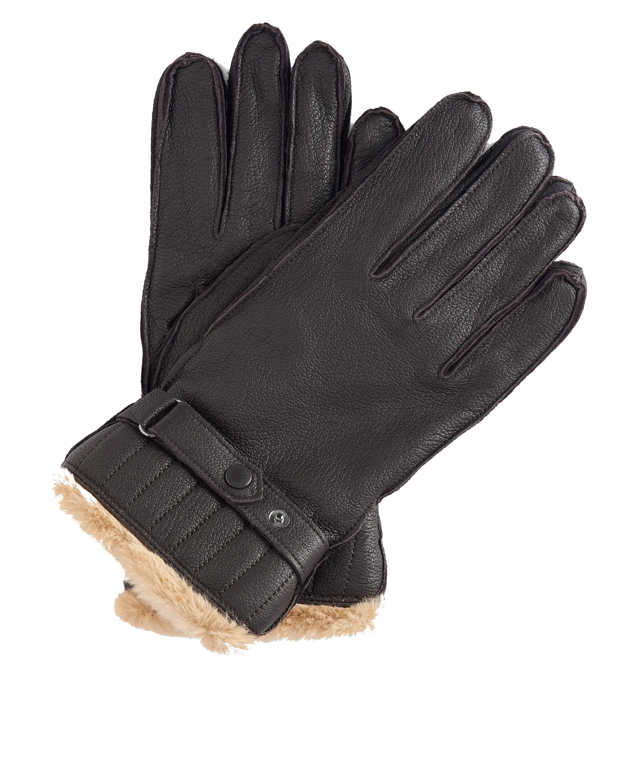Brown Leather Gloves