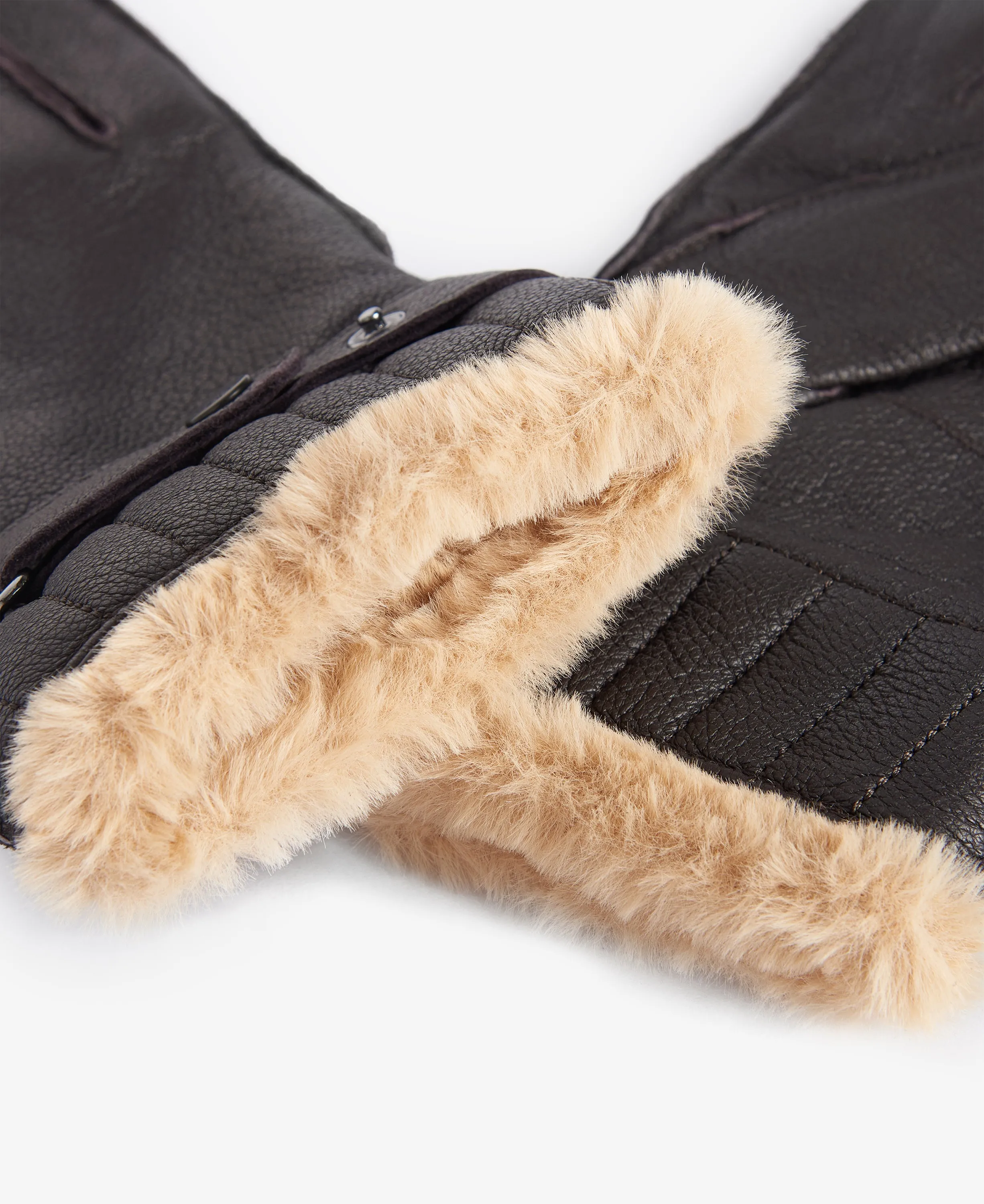 Brown Leather Gloves