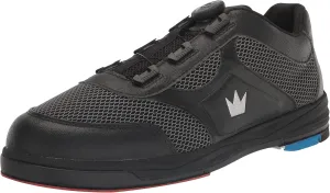 Brunswick Mens Fury Right Hand Wide Bowling Shoes - Black 8 1/2 W US