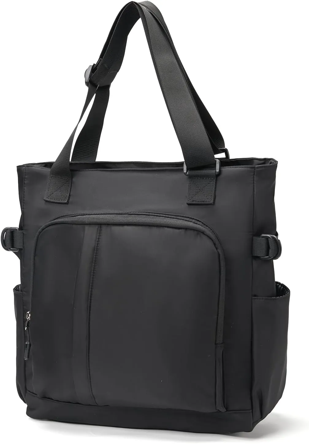 BSHG Weekend Bags for Women Travel Duffel Bag, Foldable Carry on Duffle Bags, Weekender Overnight Bag Organizer Duffel Bag for Travel, Gym Bags for Women B-GE-001 Black