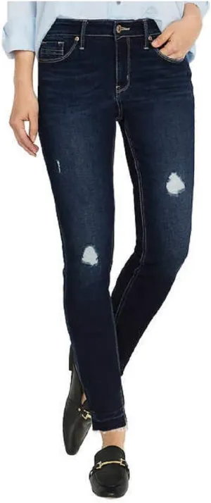 Buffalo David Bitton Ladies' Jess Rip and Repair Jean (Dark Blue, 8/29)