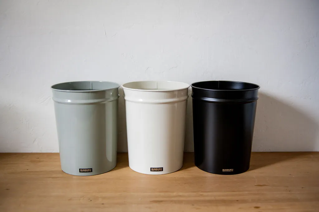 Bunbuku Tapered Waste Bucket Black
