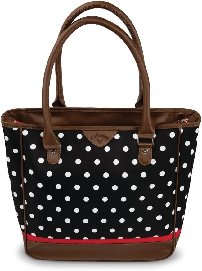 Callaway 2016 Uptown Tote Bag Polka Dot , Black/White
