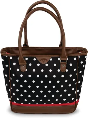 Callaway 2016 Uptown Tote Bag Polka Dot , Black/White