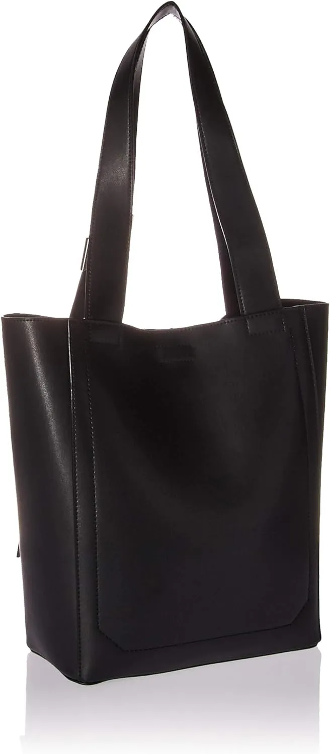 Calvin Klein Karsyn Nappa Leather Stud Belted North/South Tote
