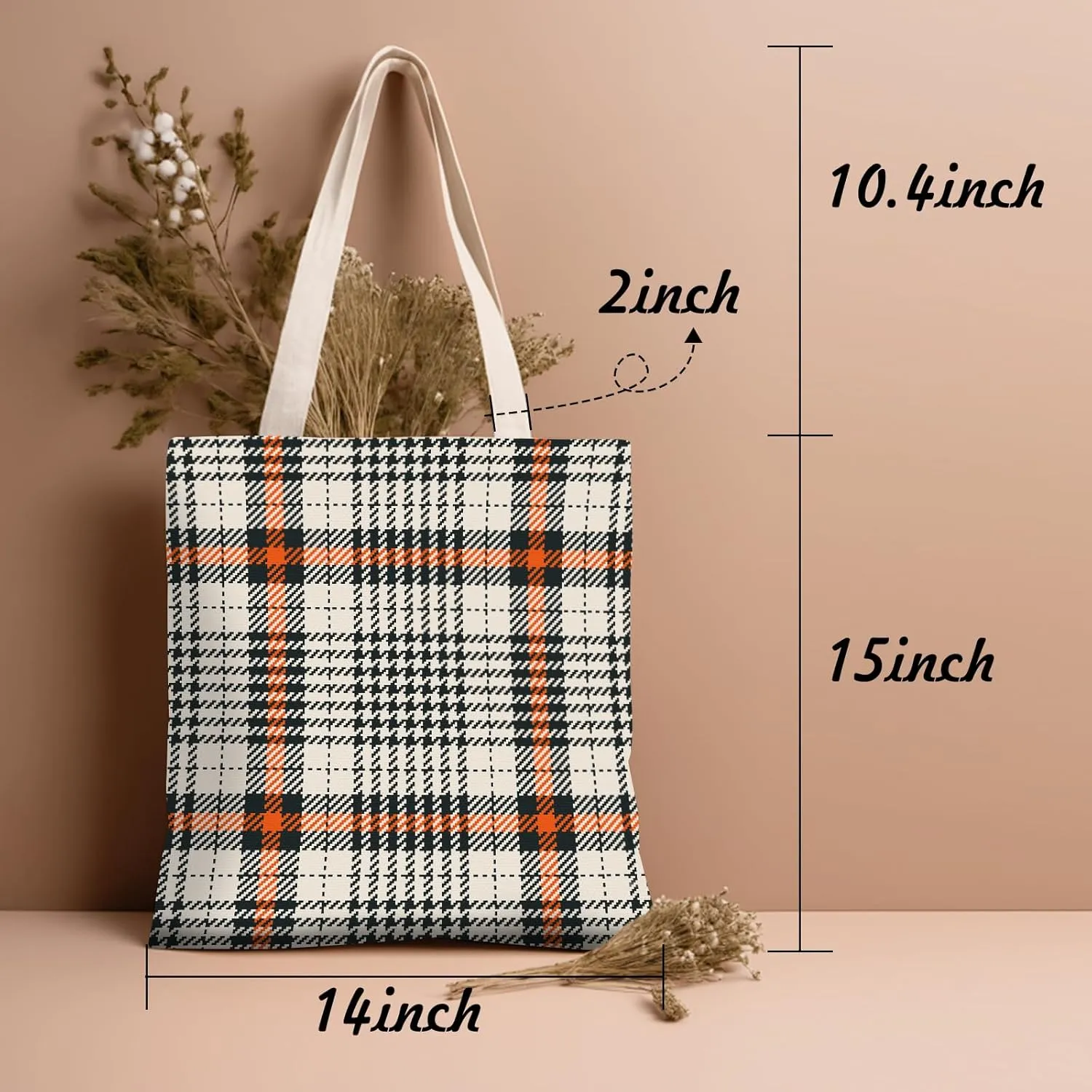 Canvas Tote Bag for Women,Cute Reusable Grocery Shoulder Bag,for Vacation,Shopping,Grocery
