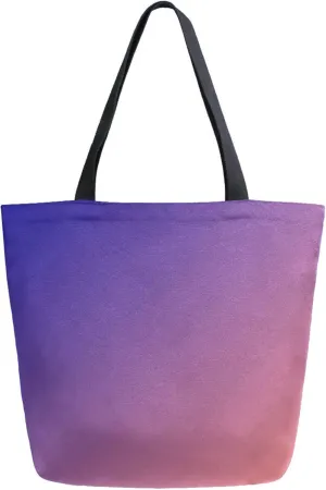 Canvas Tote Bag Salmon Blue Reusable Grocery Bag Travel Bag Handbag Top Handle Shoulder Bags Eco Friendly Tote Shopping Bag