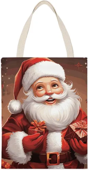 CanvasToteBagDoubleSidedPrintStylishReusableShoppingBagforDailyUse