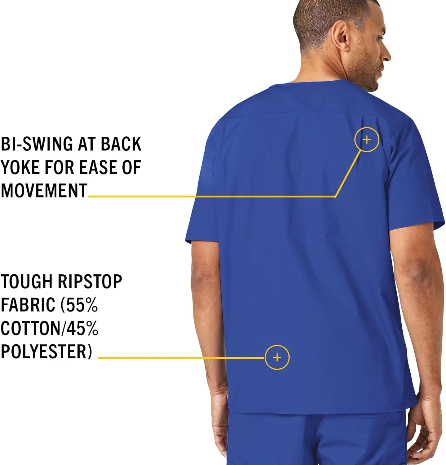 Carhartt Men's Ripstop Multi-Pocket Scrub Top