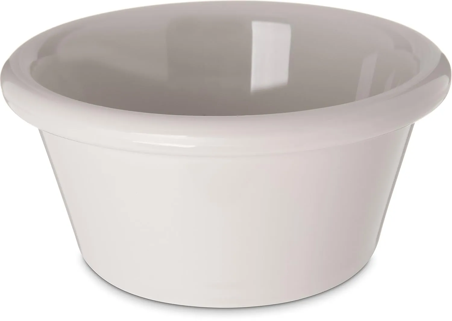Carlisle FoodService Products 4312342 SAN Smooth Fluted Ramekin, 3 oz Capacity, 1.43" Height, Bone (Case of 48)