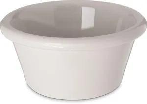 Carlisle FoodService Products 4312342 SAN Smooth Fluted Ramekin, 3 oz Capacity, 1.43" Height, Bone (Case of 48)