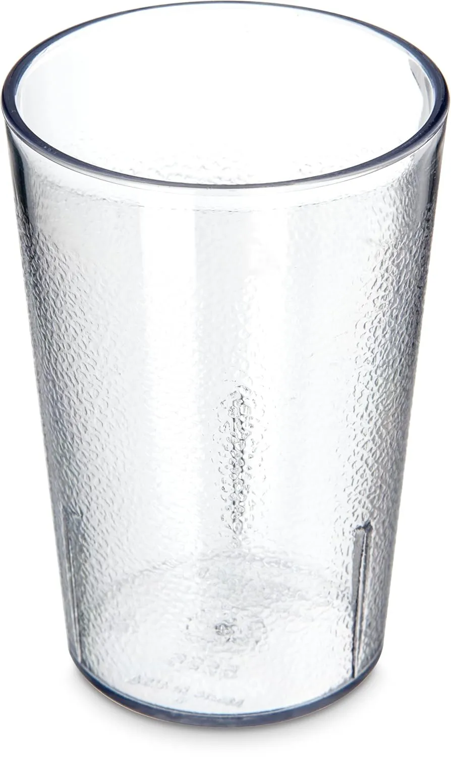 Carlisle FoodService Products Stackable Tumbler Plastic Tumbler for Restaurants, Catering, Kitchens, Plastic, 8.1 Ounces, Clear, (Pack of 72)