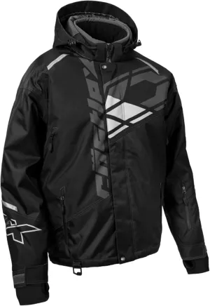 Castle X Men's Code G4 Snowmobile Jacket (Black/Charcoal/Silver - 4X-Large)