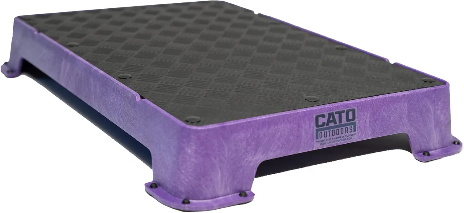 Cato Board - Dog Training Platform (Purple, Rubber Surface)