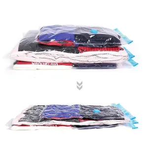 CCWOFF Vacuum Storage Bags,Vacuum Sealer Storage Space Saver Bags for Clothes Storage, Pillows, Comforters and Blankets。Space Saver Bags for Cruise Travel Accessories Essentials