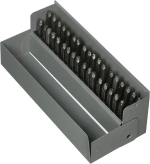 CH Hanson 21625 1/8" Heavy Duty Letter & Number Set