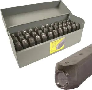 CH Hanson 21628 1/4" Heavy Duty Letter & Number Set
