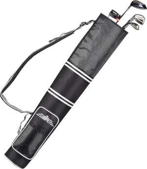 Champkey Professional Golf Sunday Bag (Carry 3-9 Clubs) - 6 Carry Pockets & Adjustable Sling Strap Golf Carry Bag Ideal for Golf Course & Travel