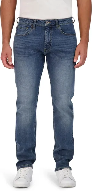 Chaps Men's Jeans - Straight Leg Comfort Stretch Denim Jeans - Regular Slim Fit Jeans for Men