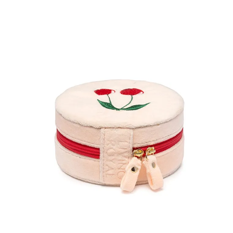 Cherry Jewelry Zip Case