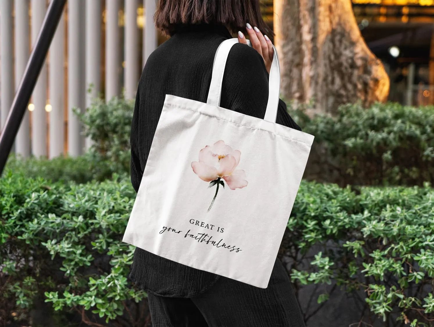 Christian Tote Bag, Christian tote Bag for Women, Bible tote bag, Bible Tote Bags for Women, Foral Tote Bag