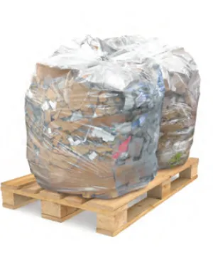 Clear Compactor Sacks Size 20 x 34 x 46" Inches, Heavy Duty