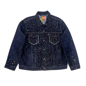 CLUSTERED RIVETWORK TRUCKER JACKET