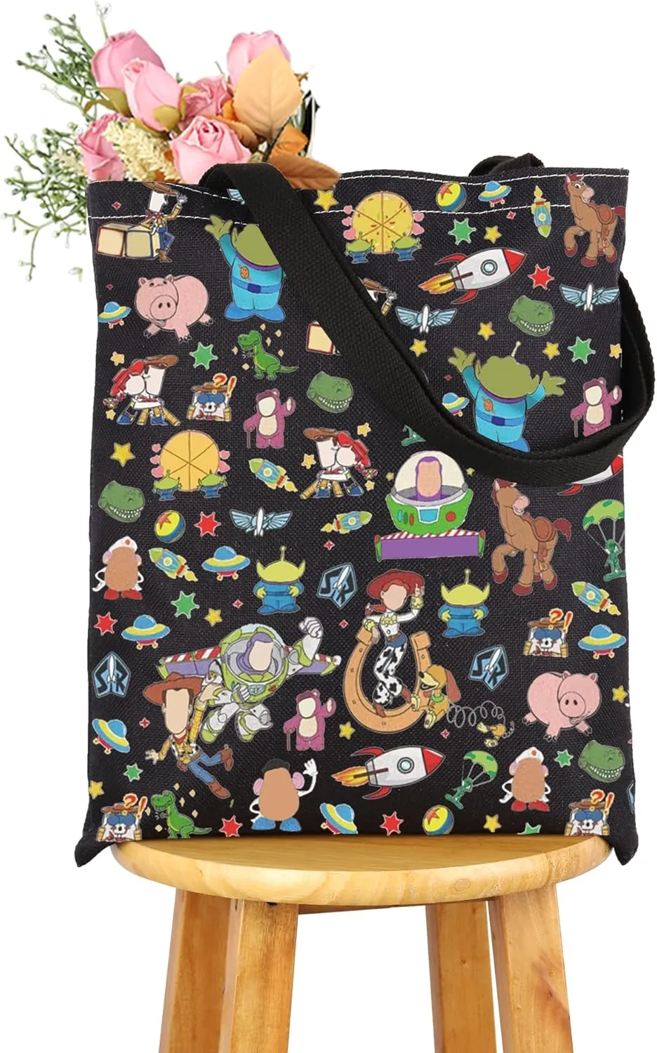 CMNIM Cartoon Movie Merchandise Gift T-y Inspired Characters Tote Bag Fans Gift Cartoon Movie Lover Travel Shoulder Bag