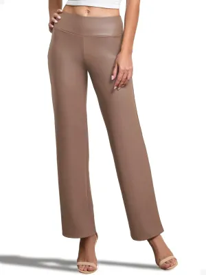 Conceited Leggings for Women in Luxe Velvet or Vegan Faux Leather - Available in Regular and Plus Size