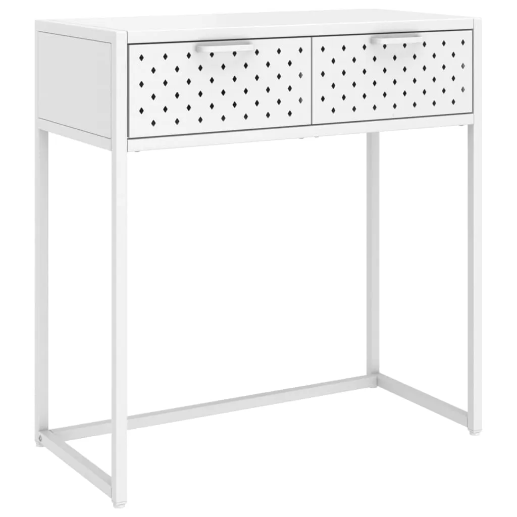 Console Table Entryway Table Hall Narrow Side Table with Drawer Steel