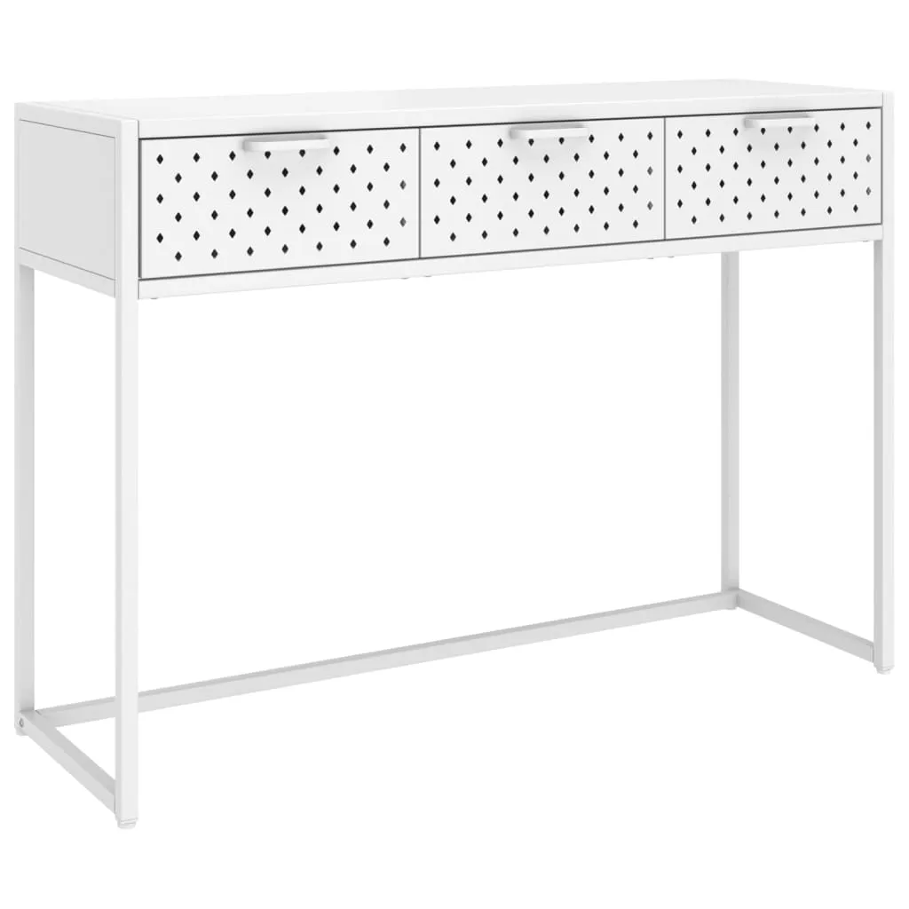 Console Table Entryway Table Hall Narrow Side Table with Drawer Steel
