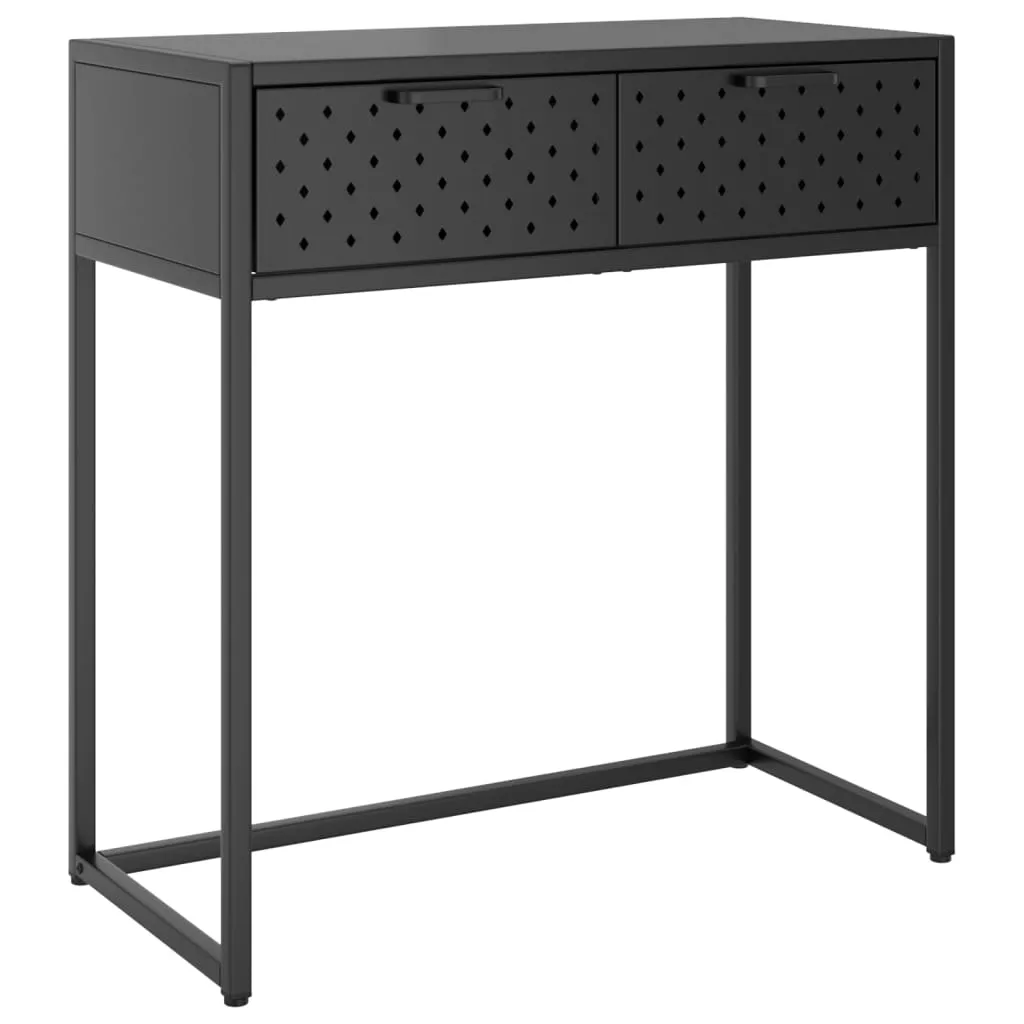 Console Table Entryway Table Hall Narrow Side Table with Drawer Steel