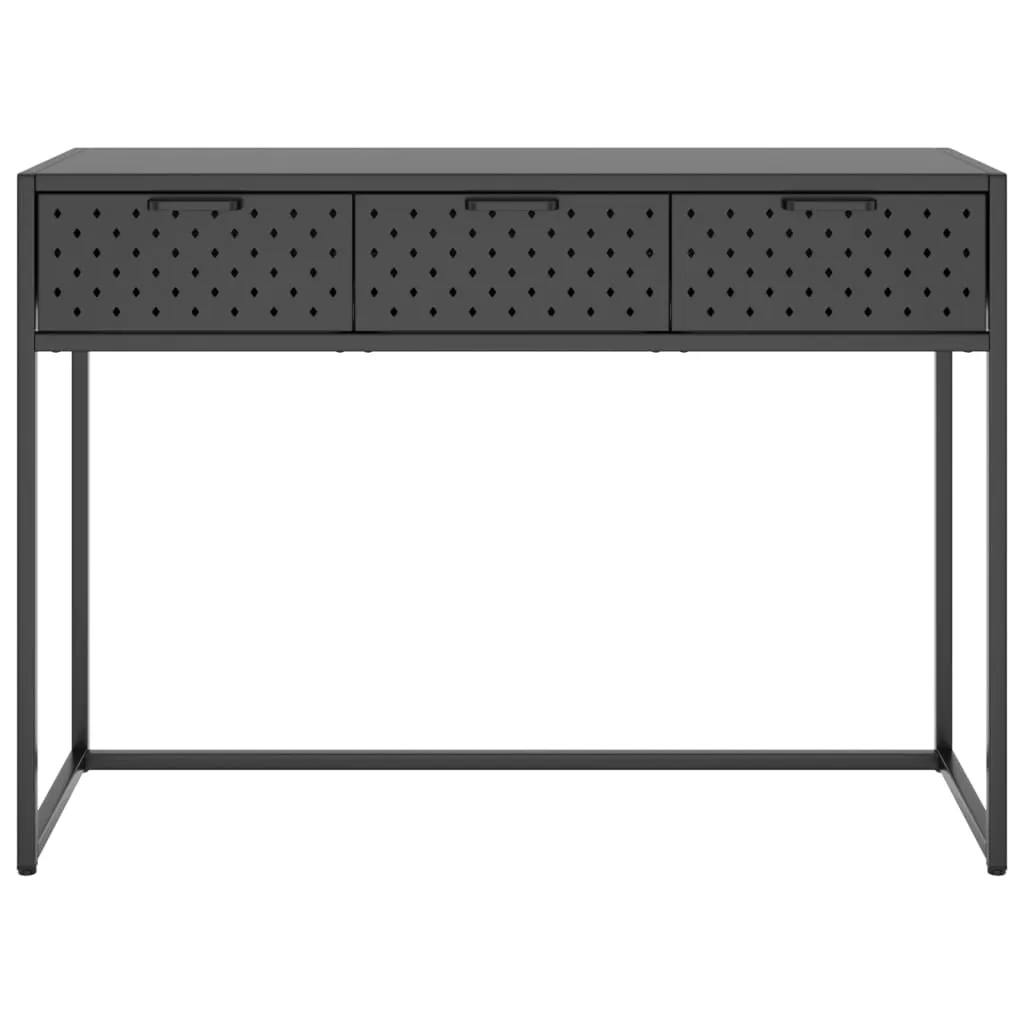 Console Table Entryway Table Hall Narrow Side Table with Drawer Steel